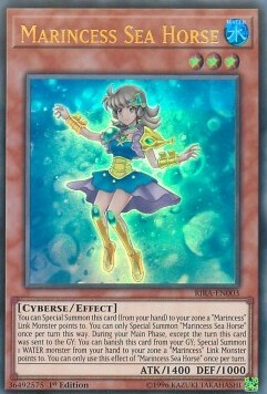 Marincess Sea Horse Card Front