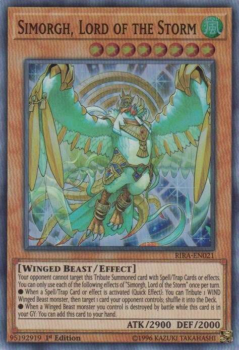 Simorgh, Lord of the Storm Card Front