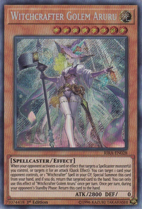 Witchcrafter Golem Aruru Card Front