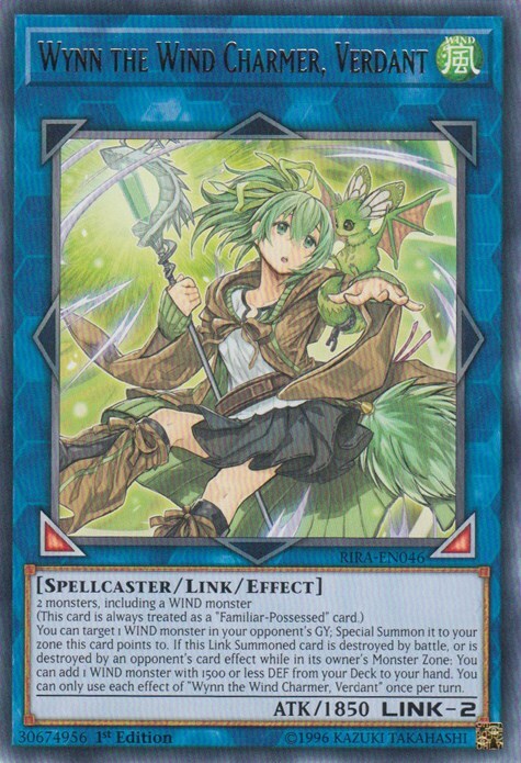 Wynn the Wind Charmer, Verdant Card Front