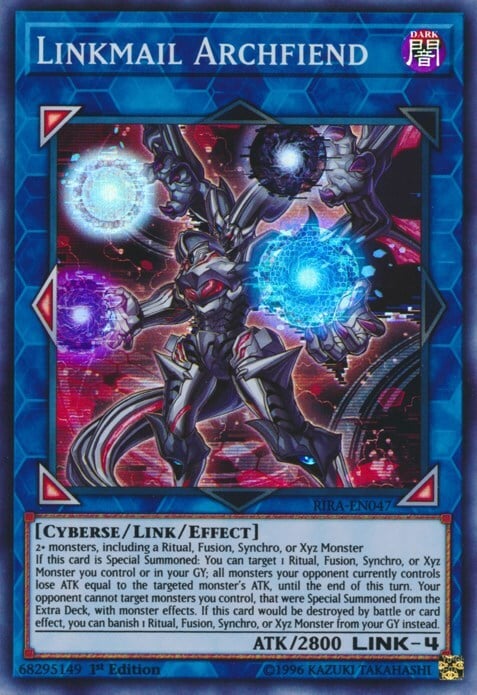 Linkmail Archfiend Card Front