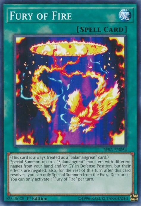 Fury of Fire Card Front