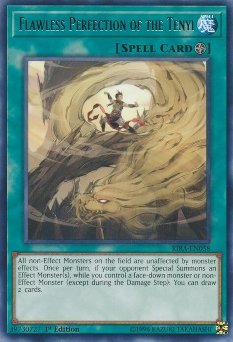 Flawless Perfection of the Tenyi Card Front