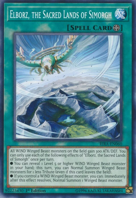 Elborz, the Sacred Lands of Simorgh Card Front