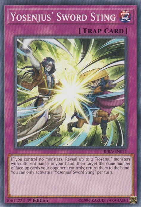 Yosenjus' Sword Sting Card Front