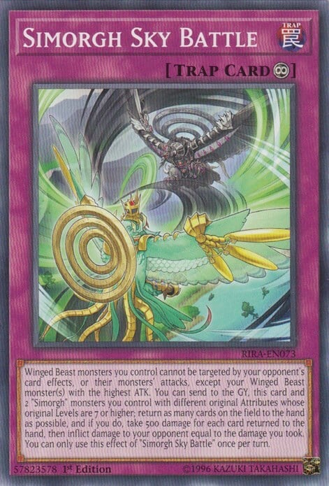 Simorgh Sky Battle Card Front