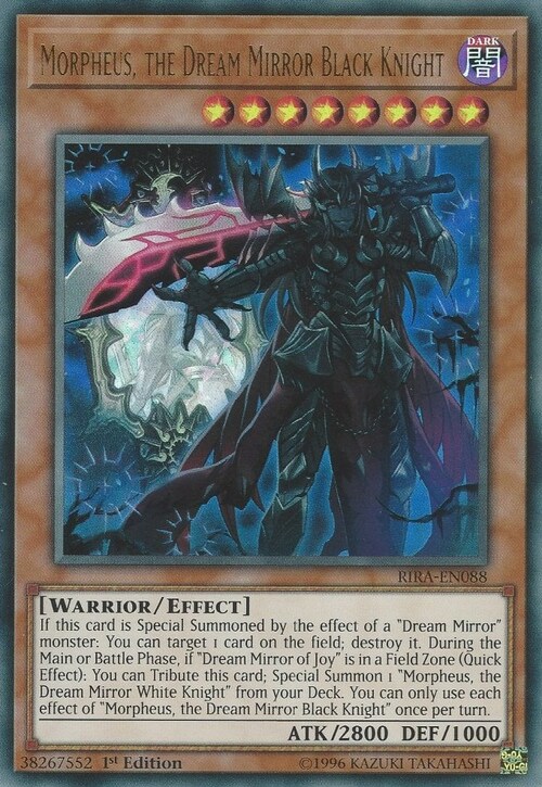 Morpheus, the Dream Mirror Black Knight Card Front
