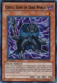 Ceruli, Guru of Dark World Card Front
