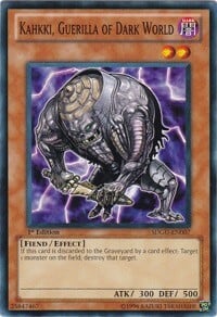 Kahkki, Guerilla of Dark World Card Front