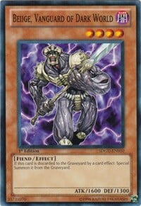 Beiige, Vanguard of Dark World Card Front
