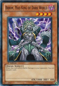 Brron, Mad King of Dark World Card Front