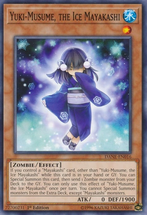 Yuki-Musume, the Ice Mayakashi Card Front