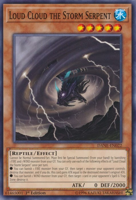 Loud Cloud the Storm Serpent Card Front