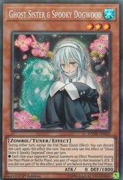 Ghost Sister & Spooky Dogwood · Secret Rare 025sec