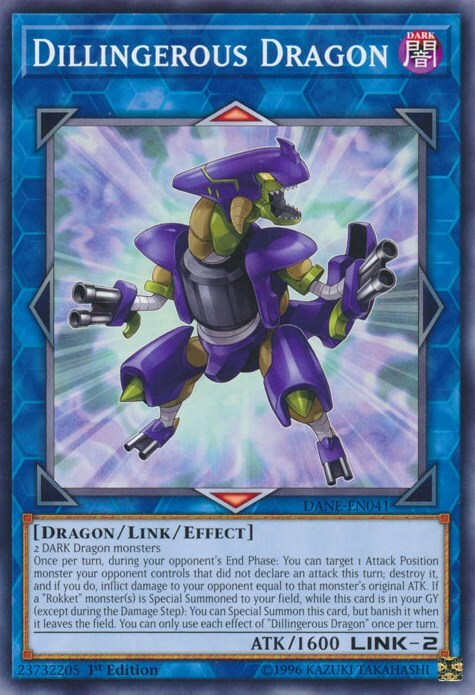Dillingerous Dragon Card Front