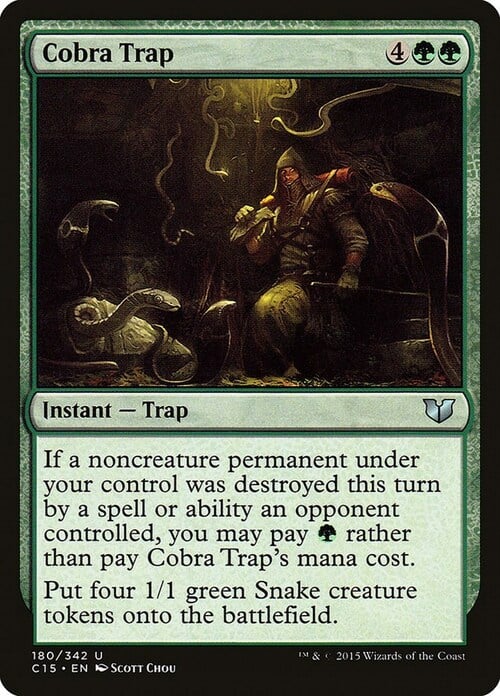 Cobra Trap Card Front