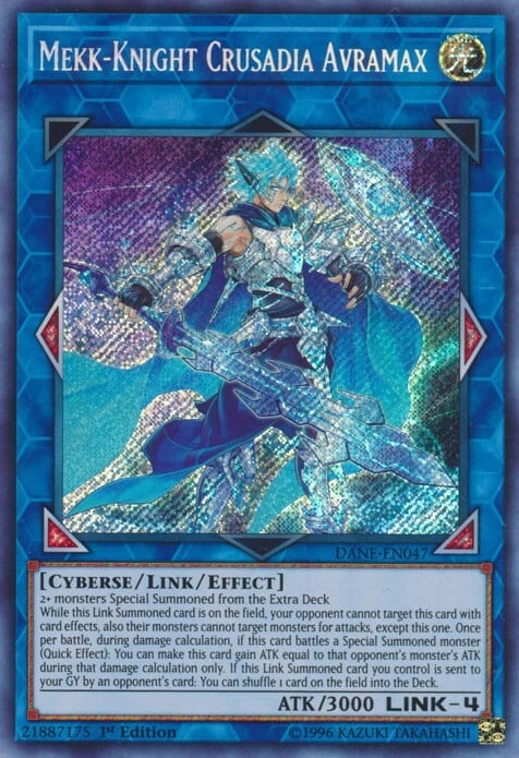 Mekk-Knight Crusadia Avramax Card Front