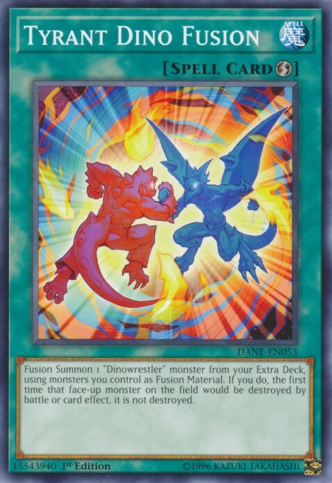 Tyrant Dino Fusion Card Front