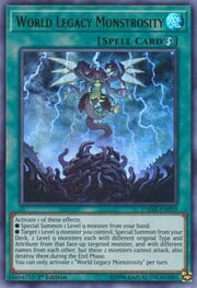World Legacy Monstrosity · Ultra Rare 059