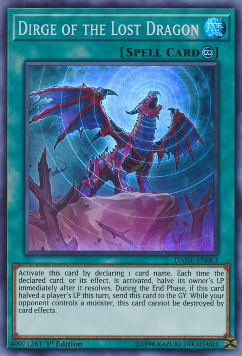 Dirge of the Lost Dragon Card Front