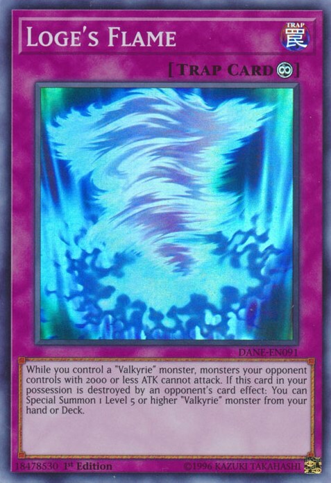 Loge's Flame Card Front