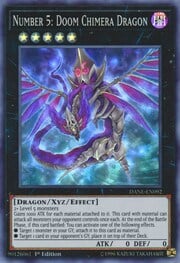 Number 5: Doom Chimera Dragon · Super Rare 092