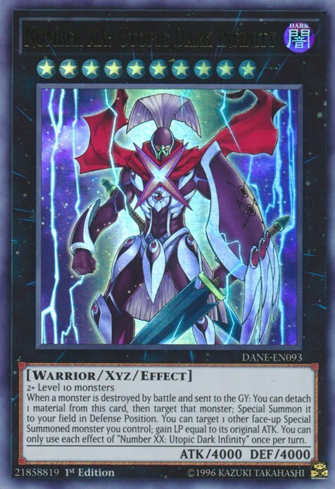Number XX: Utopic Dark Infinity Card Front