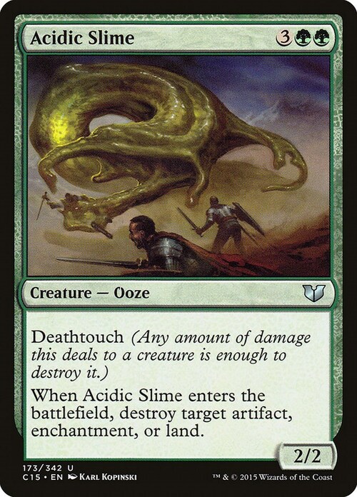Acidic Slime Card Front