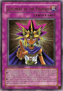 Judgment of the Pharaoh Card Front