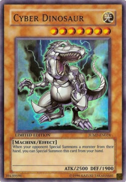Cyber Dinosauro Card Front