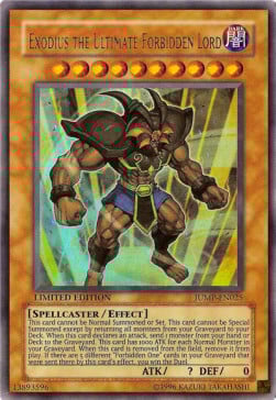 Exodius the Ultimate Forbidden Lord Card Front