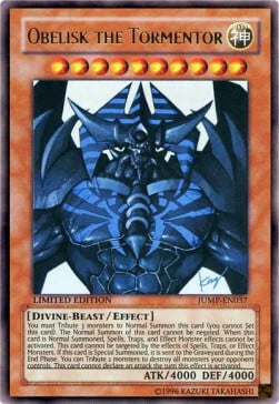 Obelisk the Tormentor Card Front