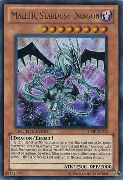 Malefic Stardust Dragon Card Front