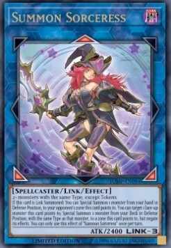 Summon Sorceress Card Front