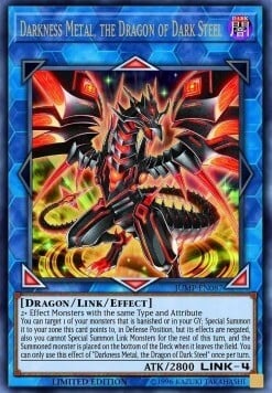 Metallo Oscurità, il Drago dell'Acciaio Oscuro Card Front