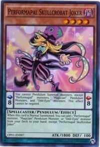 Performapal Skullcrobat Joker Card Front