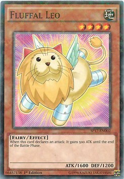 Fluffal Leo Card Front