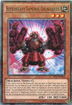 Superheavy Samurai Gigagloves Card Front