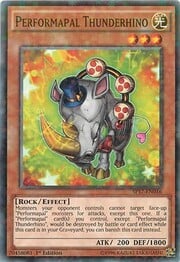 Performapal Thunderhino · Starfoil Rare 16st