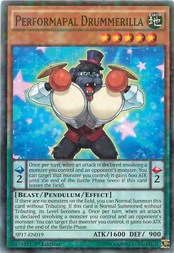 Performapal Drummerilla Card Front
