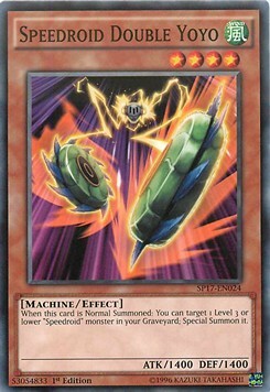 Velociroid Doppio Yo-yo Card Front