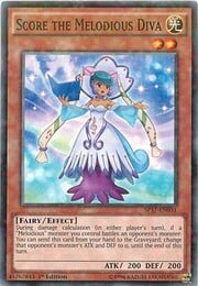 Score the Melodious Diva · Starfoil Rare 31st