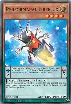 Performapal Fireflux Card Front