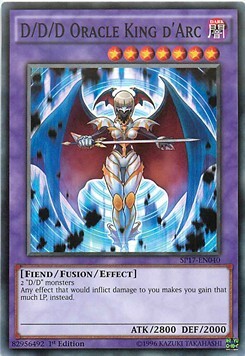 D/D/D Oracle King d'Arc Card Front