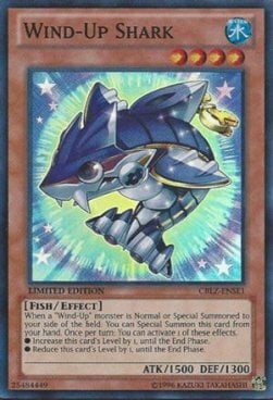 Wind-Up Shark Card Front