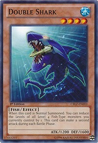 Double Shark Card Front