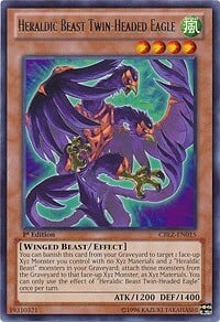 Heraldic Beast Twin-Headed Eagle Card Front
