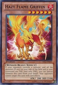Hazy Flame Griffin Card Front