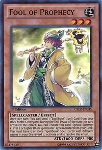 Fool of Prophecy Card Front