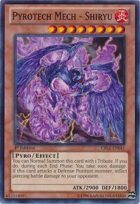 Pyrotech Mech - Shiryu Card Front